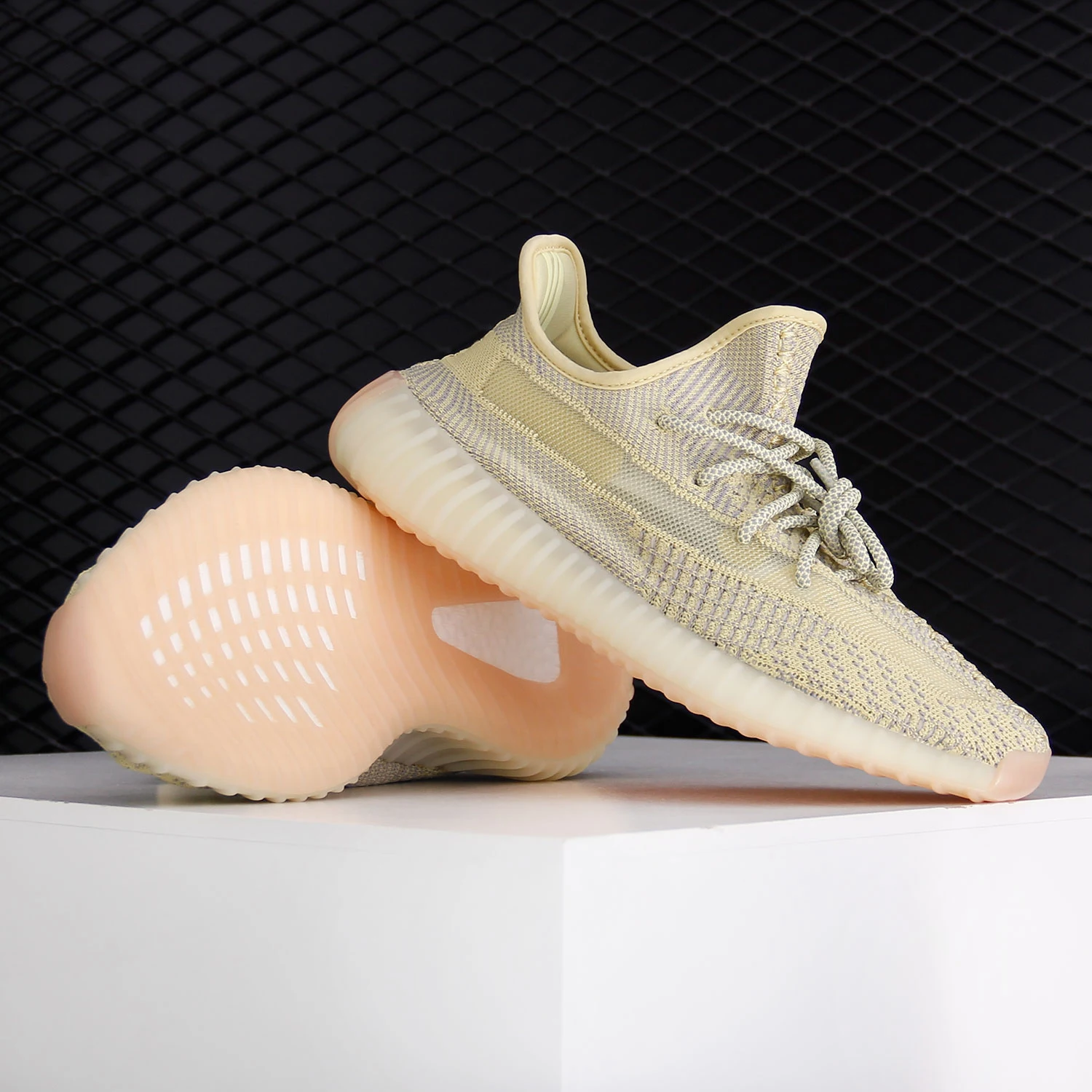 Adidas genuine Yeezy Boost 350 V2 coconut sports running shoes FV3250 view 2