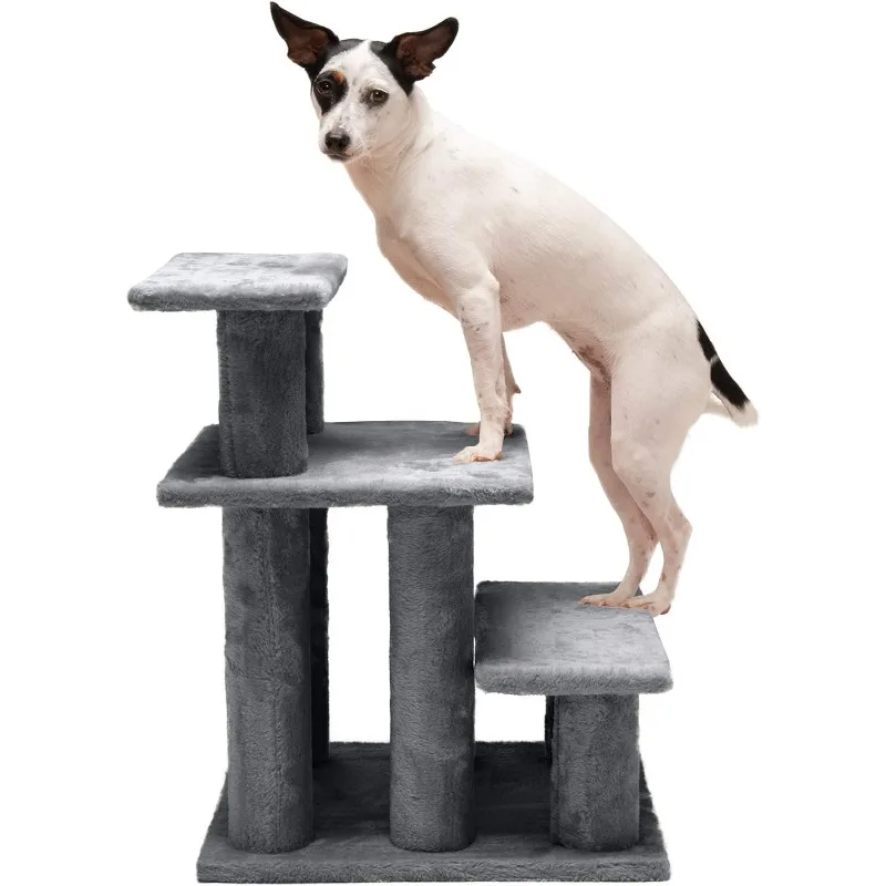 Imagem -04 - Multi-step Pet Escadas para Camas Altas e Sofás Step Gray Steady Paws