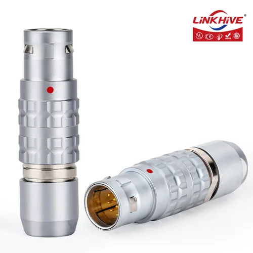 Conector Circular FGG enchufe macho 0B 1B 2B 3B 2 3 4 5 6 7 8 9 10 12 14 16 18 20 22 conector push-pull de 32 pines