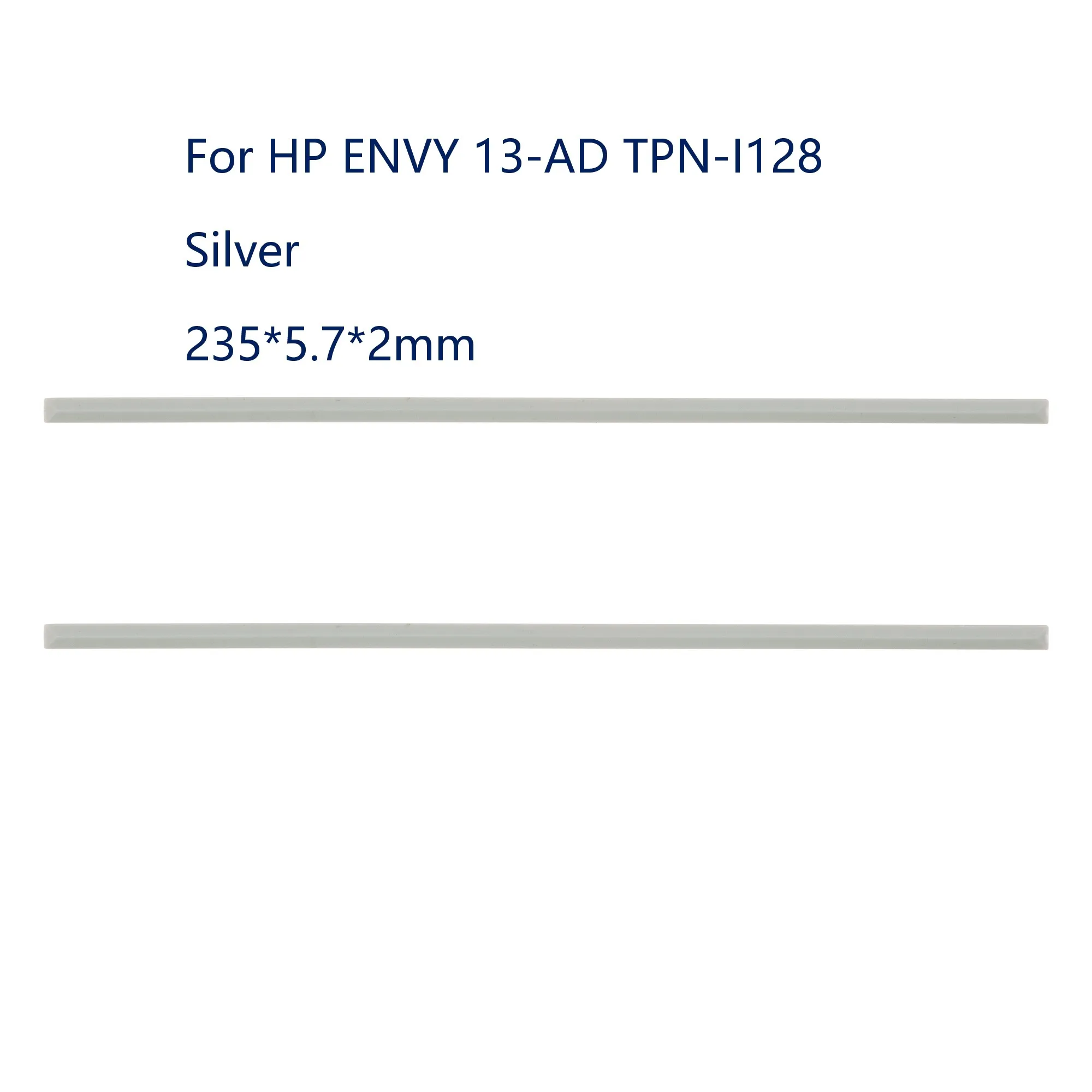 Rubber Feet on Bottom For HP ENVY 13-AD TPN-I128 Anti Slip Strips Repair 235*5.7*2mm Silver/Gold Color