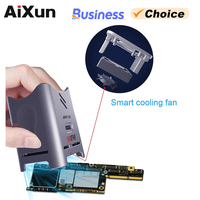 JC Aixun UV LED Light Lamp With Built-in Battery Cool Down Fans for Phone Motherboard LCD Screen Green Oil Tool UV Curing Lamp