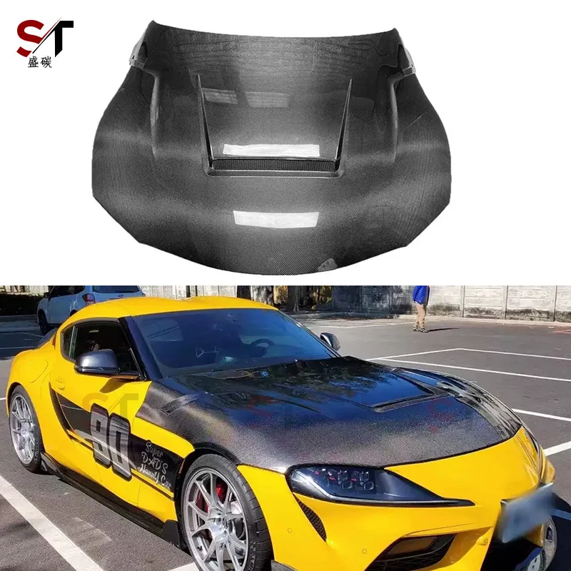 

Подходит для Toyota Supra A90 A91, чехол из углеродного волокна AG, головной убор Bull Demon King