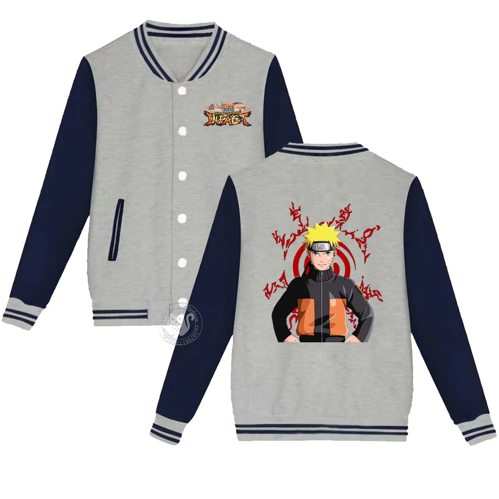 

Kids Fall/Winter thickened jacket baseball uniform Boys & Girls 2-14 years old personalized Naruto printed warm cardigan coat