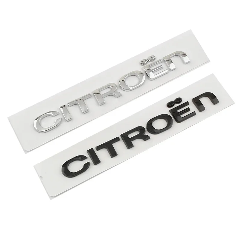 Insignia de emblema para maletero trasero de coche, calcomanía decorativa para logotipo de Citroen C5, pegatinas de automóvil, accesorios de modificación