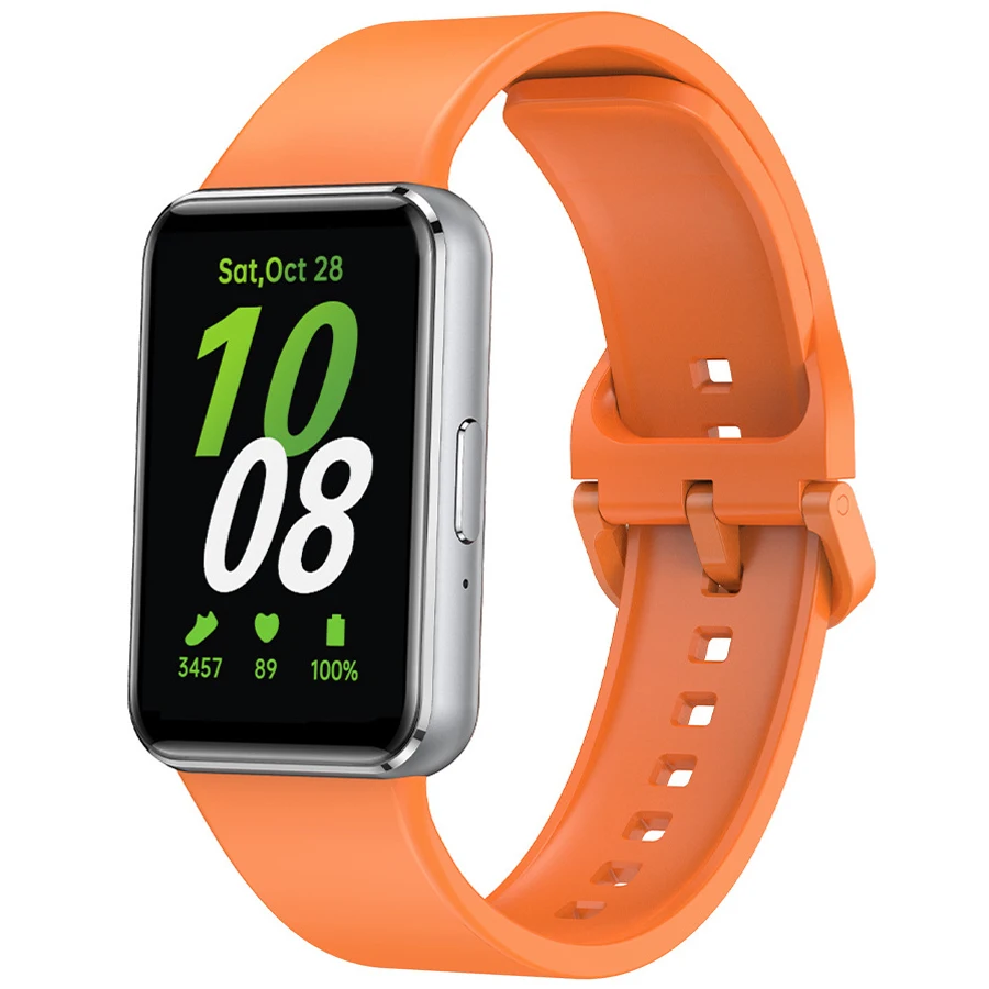 Sport Silicone Band for Samsung Galaxy Fit 3 Band Soft Rubber Wrist Bracelet Strap For Samsung Galaxy Fit3 Watchband Accessories image 2