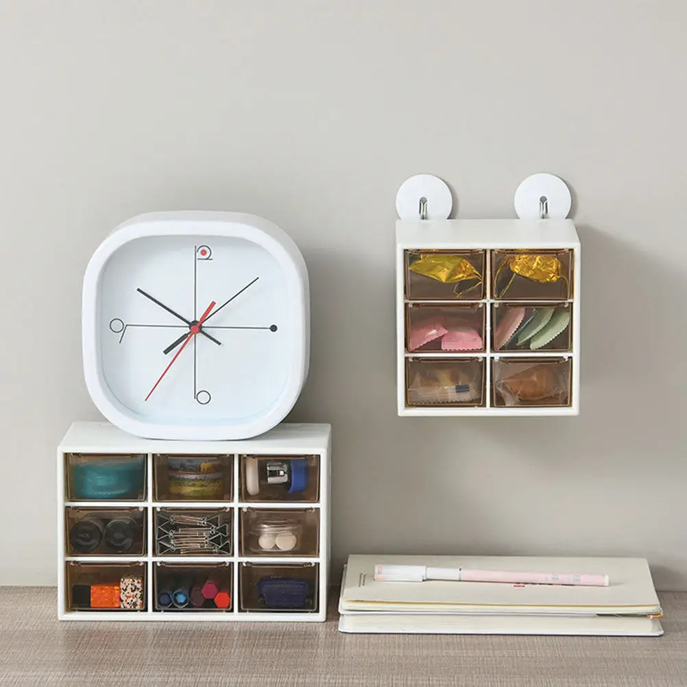 

Набор из 2 органайзеров для косметики для женщин: настольный контейнер с разделителями для аксессуаров для макияжа, экономия пространства