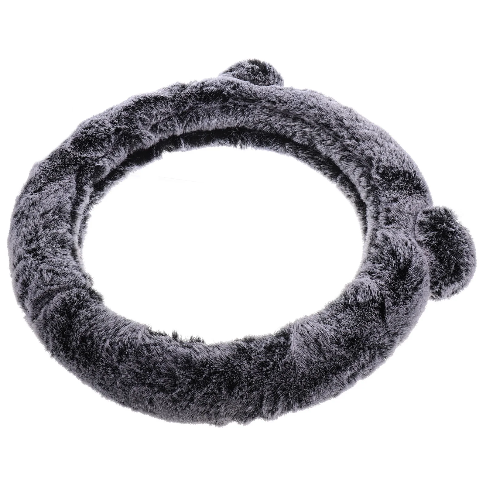 1Pcs Winter Steering Wheel Cover Soft Non-Slip Heat Resistant Universal Fit for Car Auto Protection Smooth Comfortable Drive