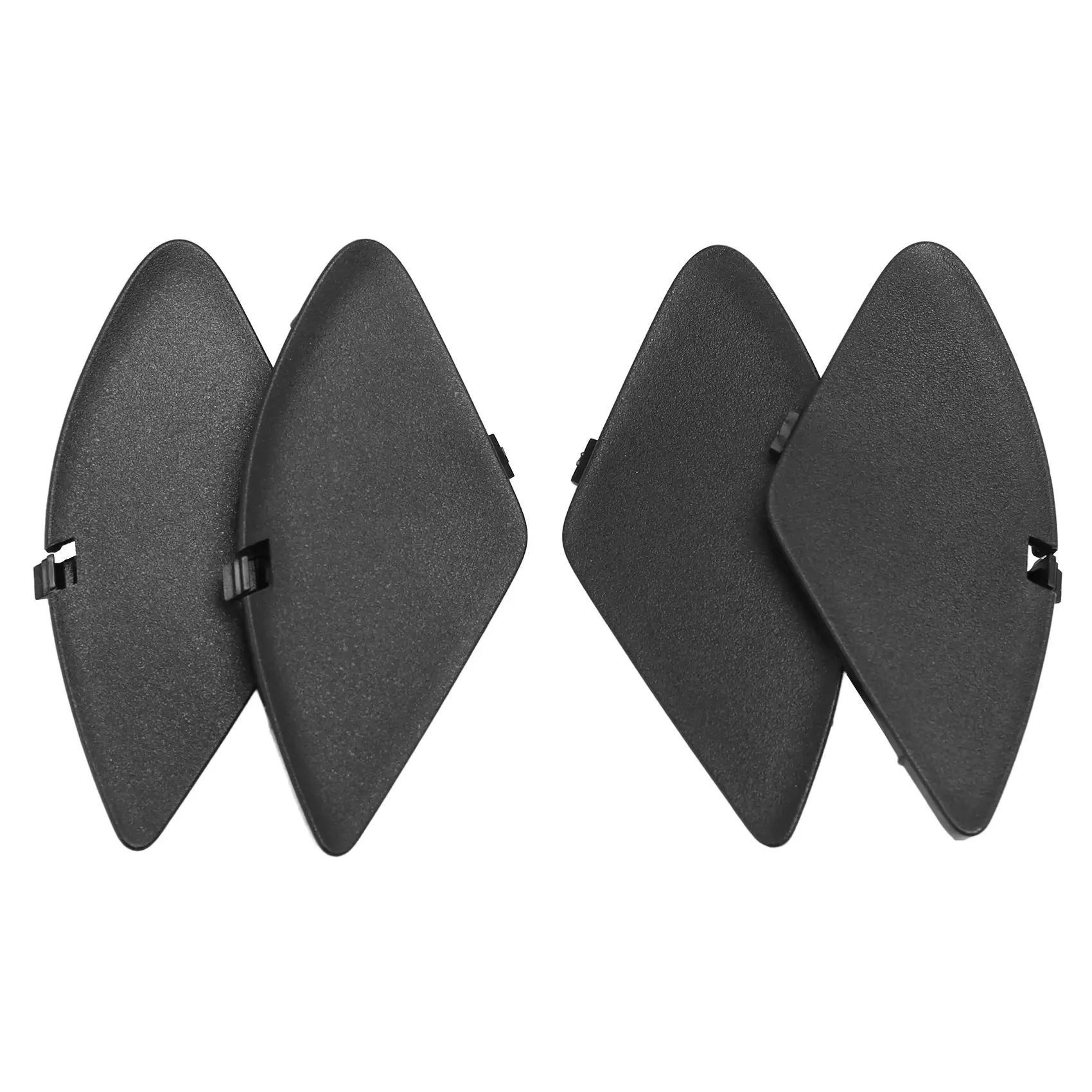 

Inner Interior Inside Door Handle Cover Cap Case Lid for HONDA CRV CR-V 2007 - 2011 Black Color Front=Rear 1 Set