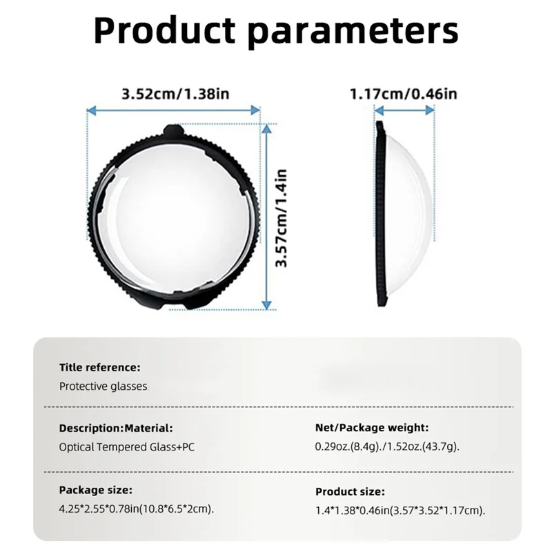【SLEEK DESIGN】Premium Lens Guards For Insta360 X5, X5 Accessories Panoramic Camera Lens Cover Upgraded Quality Tempered Glass Pr