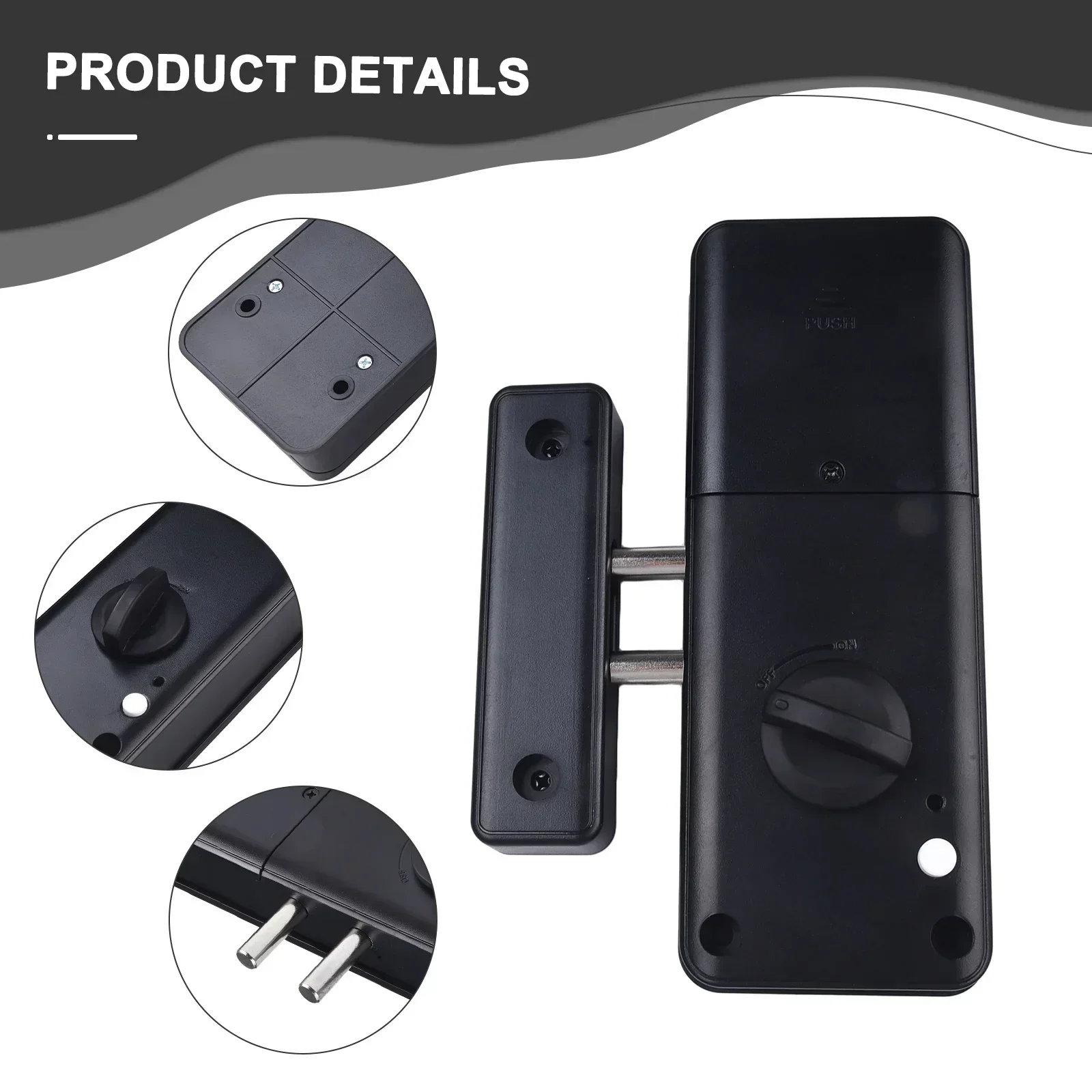 

Door Lock Invisible Door Lock Wood Door Lock APP Card Unlock Vacuum Silver Plated Lock Hardware Home Improvement