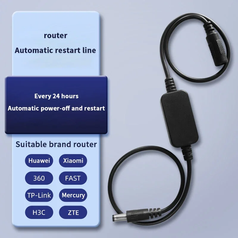 24H Automatic Power Off Reset DC 5V-15V Rout-er Rebooter WiFi Reset Router Timing Restart Module Timing
