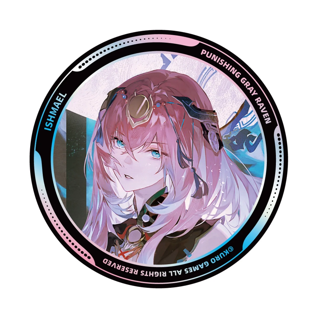 Sunsyea PUNISHING: insignia oficial de la serie temática Merch TZ de RAVEN GRIS Watanabe Luna Lucia