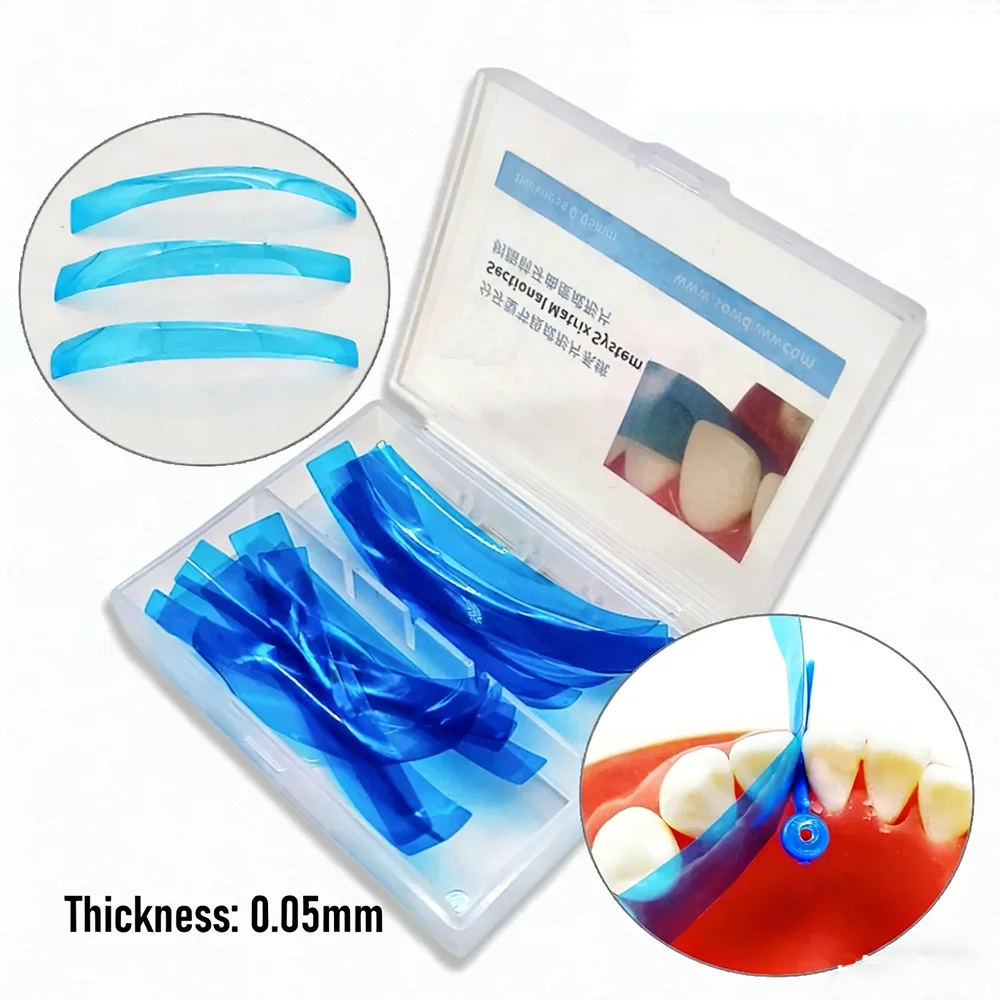 

Стоматологическая контурная передняя матрица, набор из 15 предметов для реставрационной стоматологии, наполнения смолой