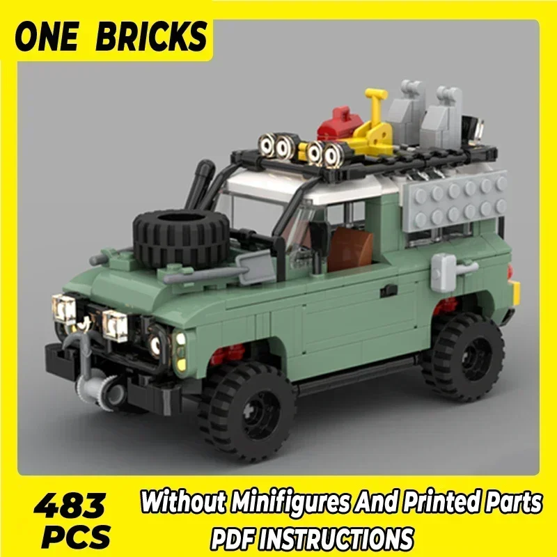 Moc Building Blocks Classic Defender Of Car Model Series 90 Technical Bricks DIY Assembly Famous Toys For Childr Holiday Gifts