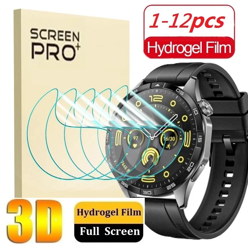 

Hydrogel Protective Film Compatible for Huawei Watch GT 4 46MM 41MM GT 3 Pro 2 46MM 42MM GT4 GT3 GT2 Watch Screen Protector