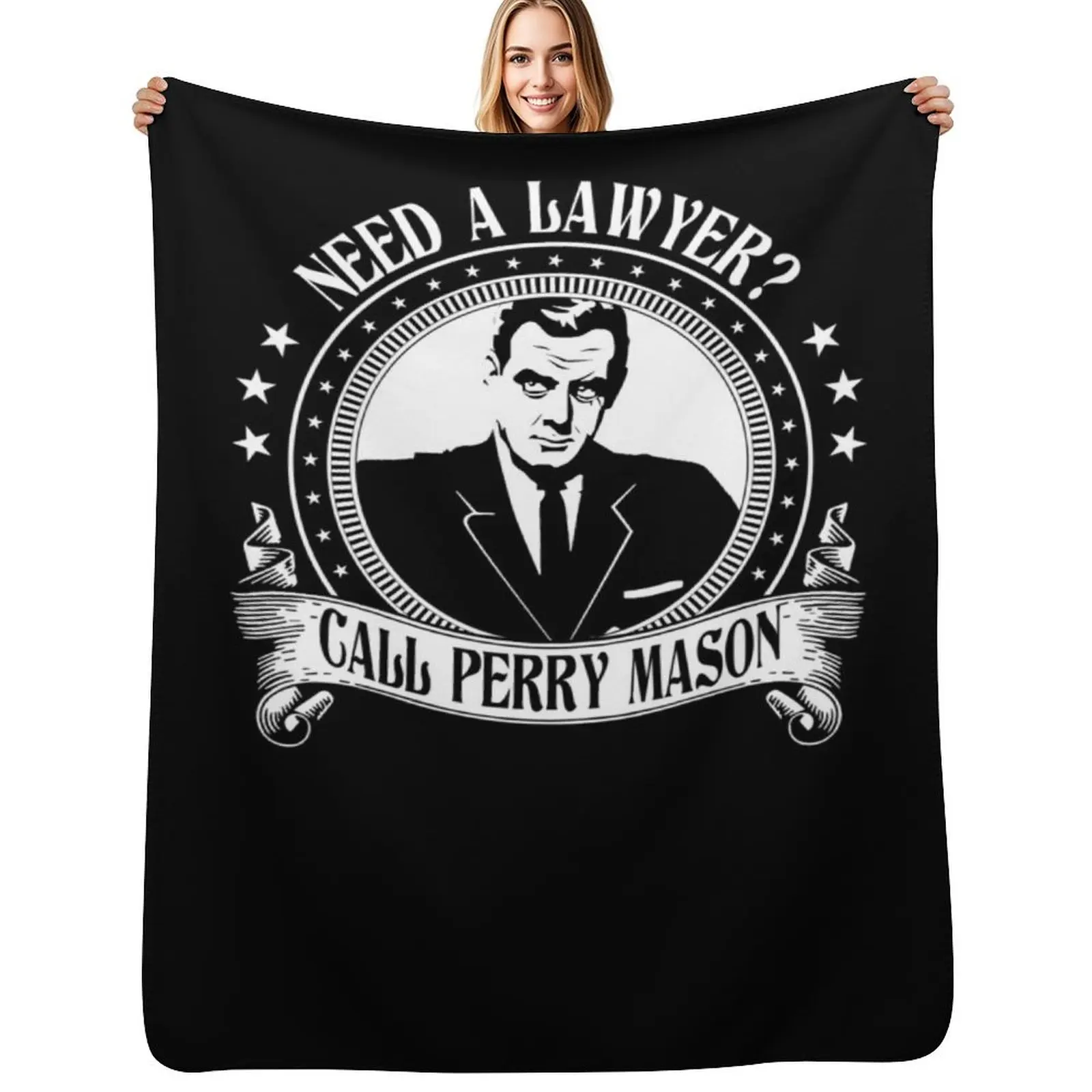 Aucar Perry Mason T Shirt Long Sleeve Sweatshirt Hoodie Funny T Shirt Hoodie Customize T-Shirt Throw Blanket for sofa Blankets