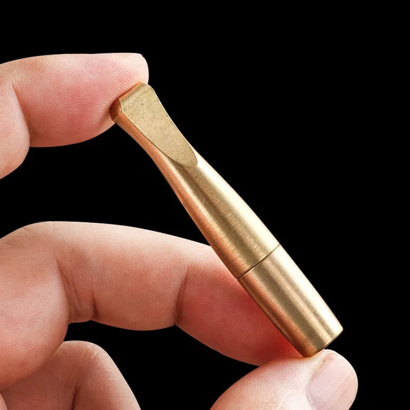 1Pcs Pure Copper Coarse Medium and Fine Three-use Cigarette Holder Recycling Trolley Filter Cigarette Holder Cigarette Filters view 2