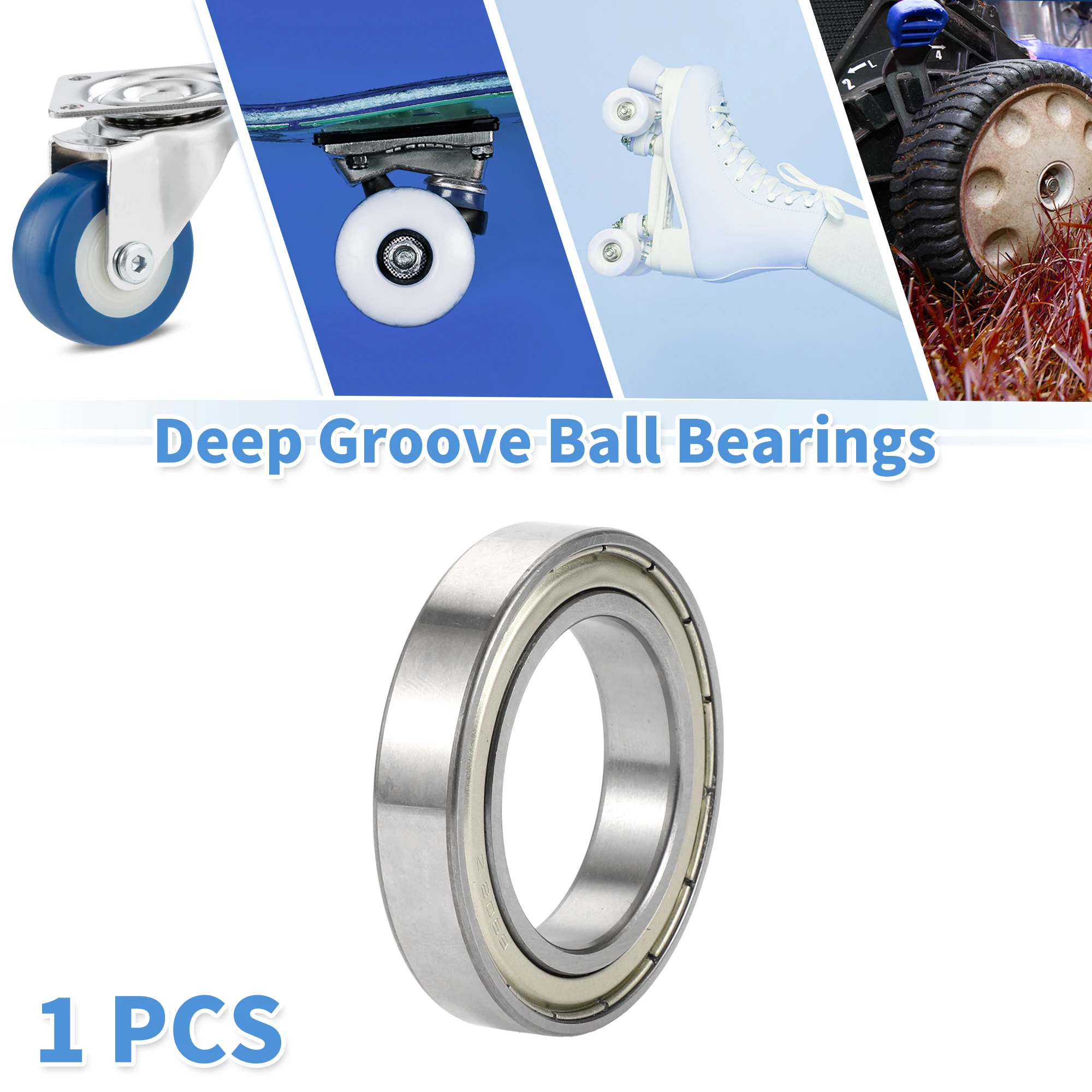 Motoforti 6908ZZ Deep Groove Ball Bearings P6 40x62x12mm Lubricated Bearings Double Metal Seal Scooter Skateboard Wheel