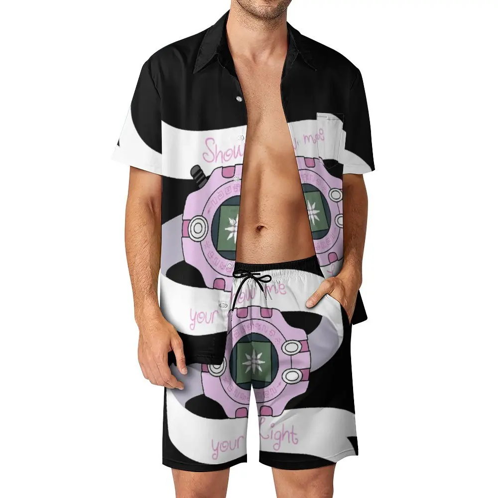 Crest of Light for Sale Men's Beach Suit Graphic 2 Pieces Coordinates  High Grade  Beach Eur Size