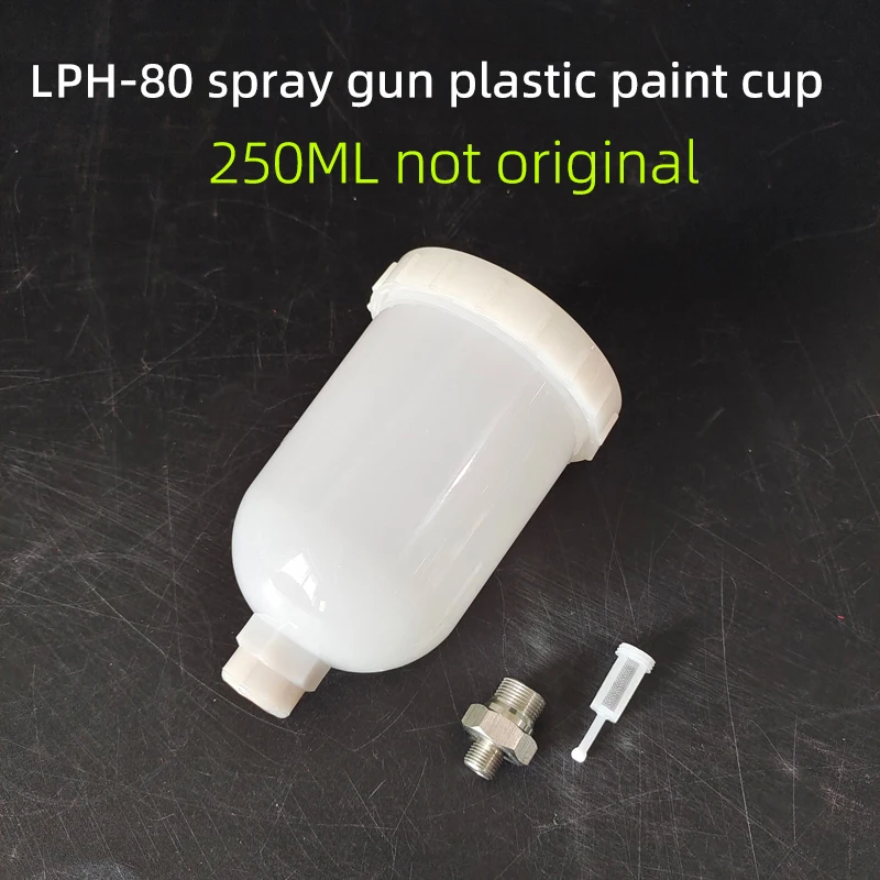 

Non-original Japanese Iwata LPH 80 Spray Gun Bottle Plastic 250ml Paint Spray Gun Pot