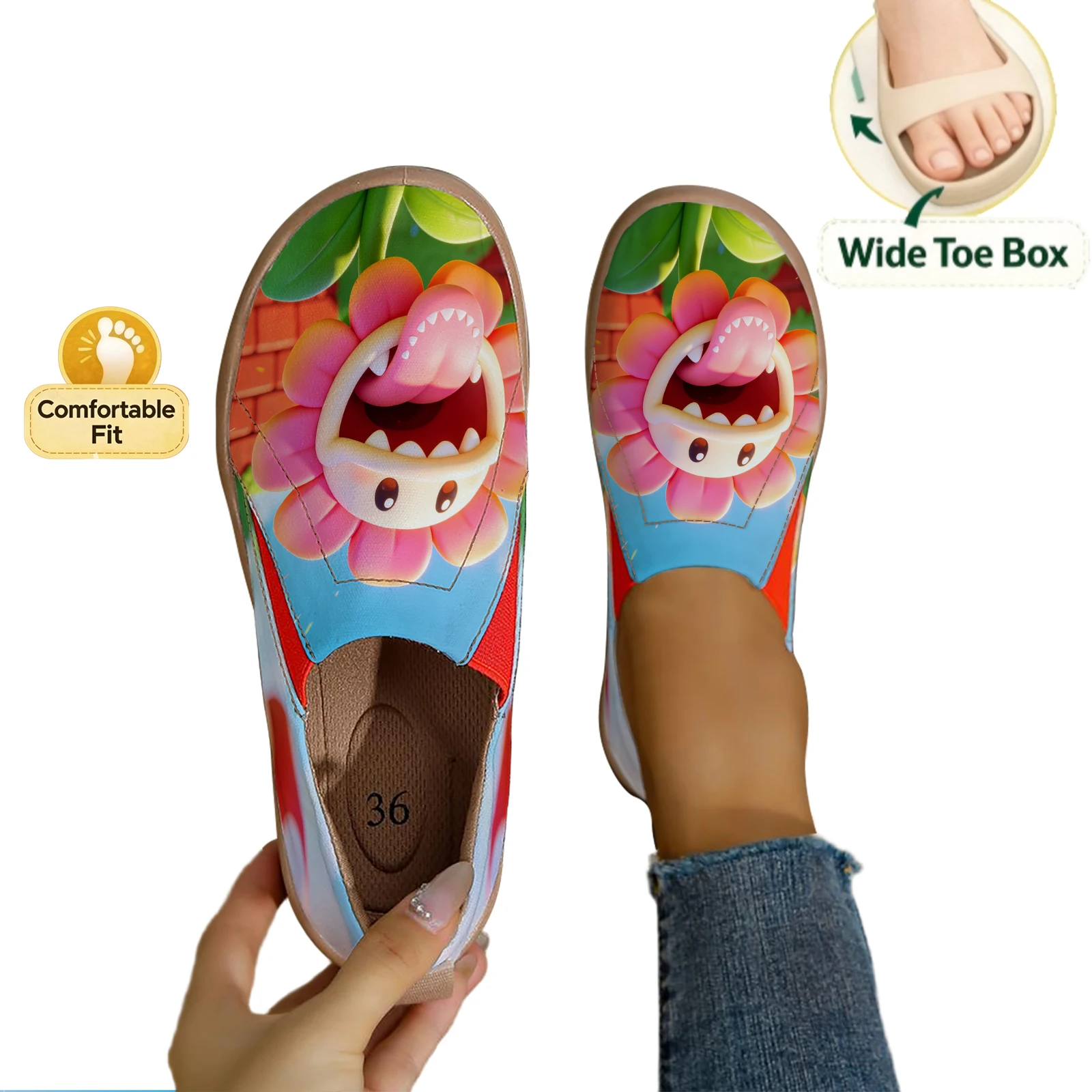 Women's Wide Toe Box Cute Cart - Women'S Shoes With Wide Toe Box recension och pris