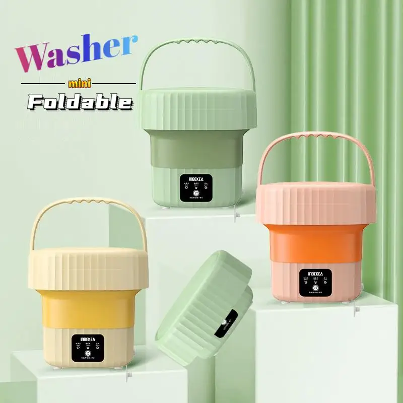 

Foldable Mini Washing Machine Portable Laundry Expert Underwear Underpants Socks Small Laundry Tub