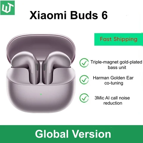 Беспроводные наушники Xiaomi Buds 6  Global Version с шумоподавлением