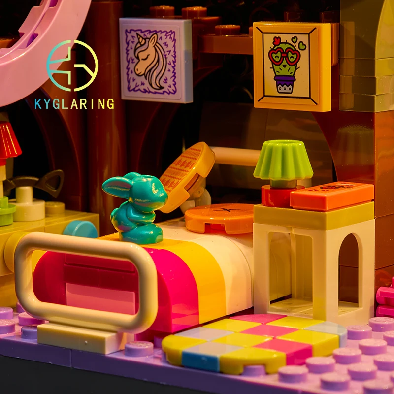 Kyglaring Light Kit For 76781 Wednesday & Enids Dorm Room Building Blocks LED Kit Toys (NOT Include the Model)