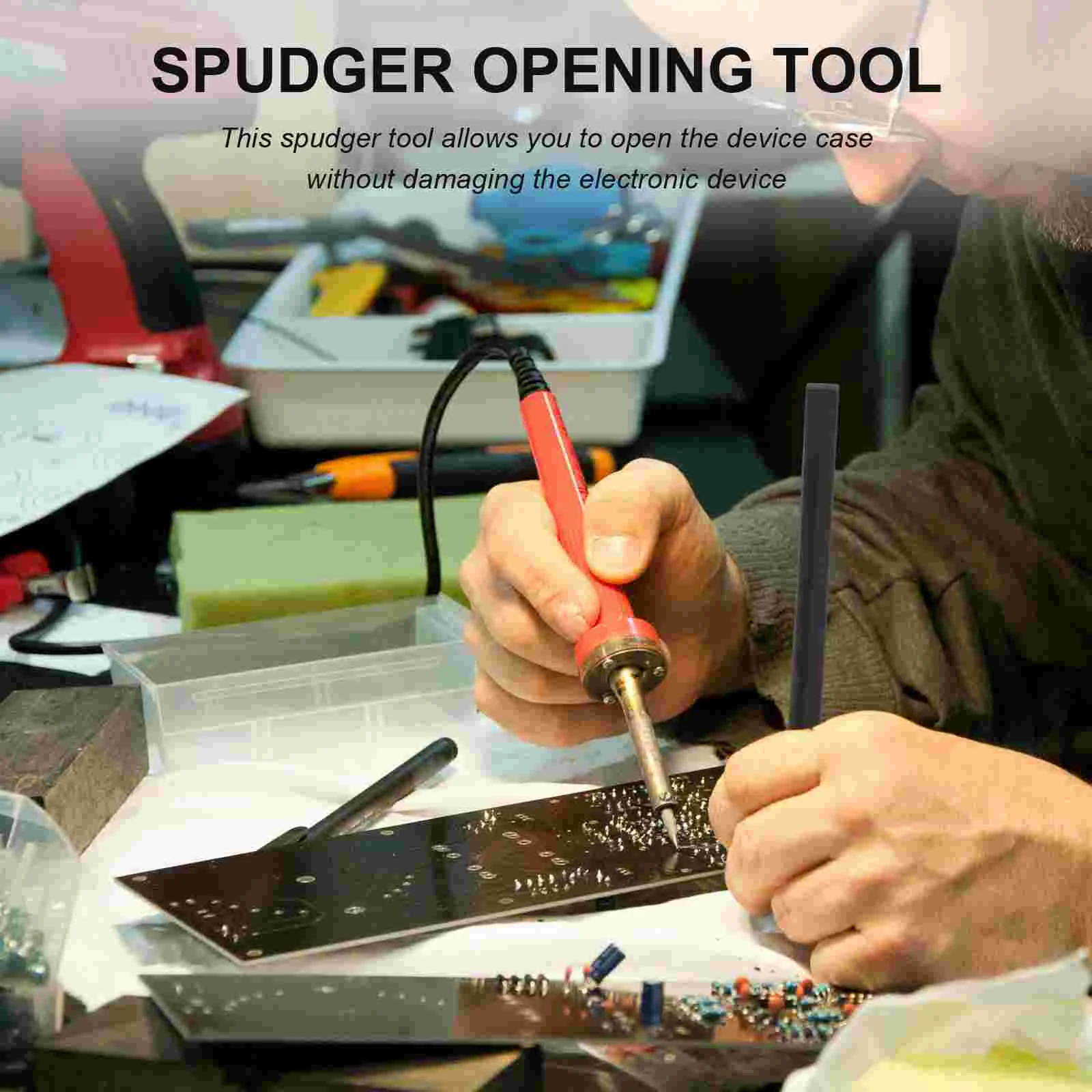 10 Pcs Disassembling Tool Lapdesk Spudger Opening Pry Repair Tools Laptop Screen Electronics Bar Abs Plastic Cell Phone Flat