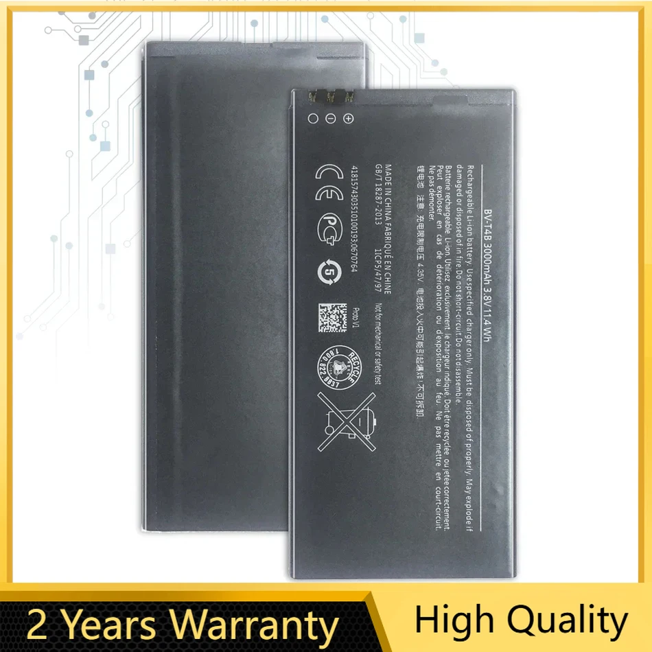 

Mobile Phone Battery For Nokia Lumia 640, XL, RM-1096, RM-1062, RM-1063, RM-1064, RM-1, BVT4B, BV-T4B, 3000mAh