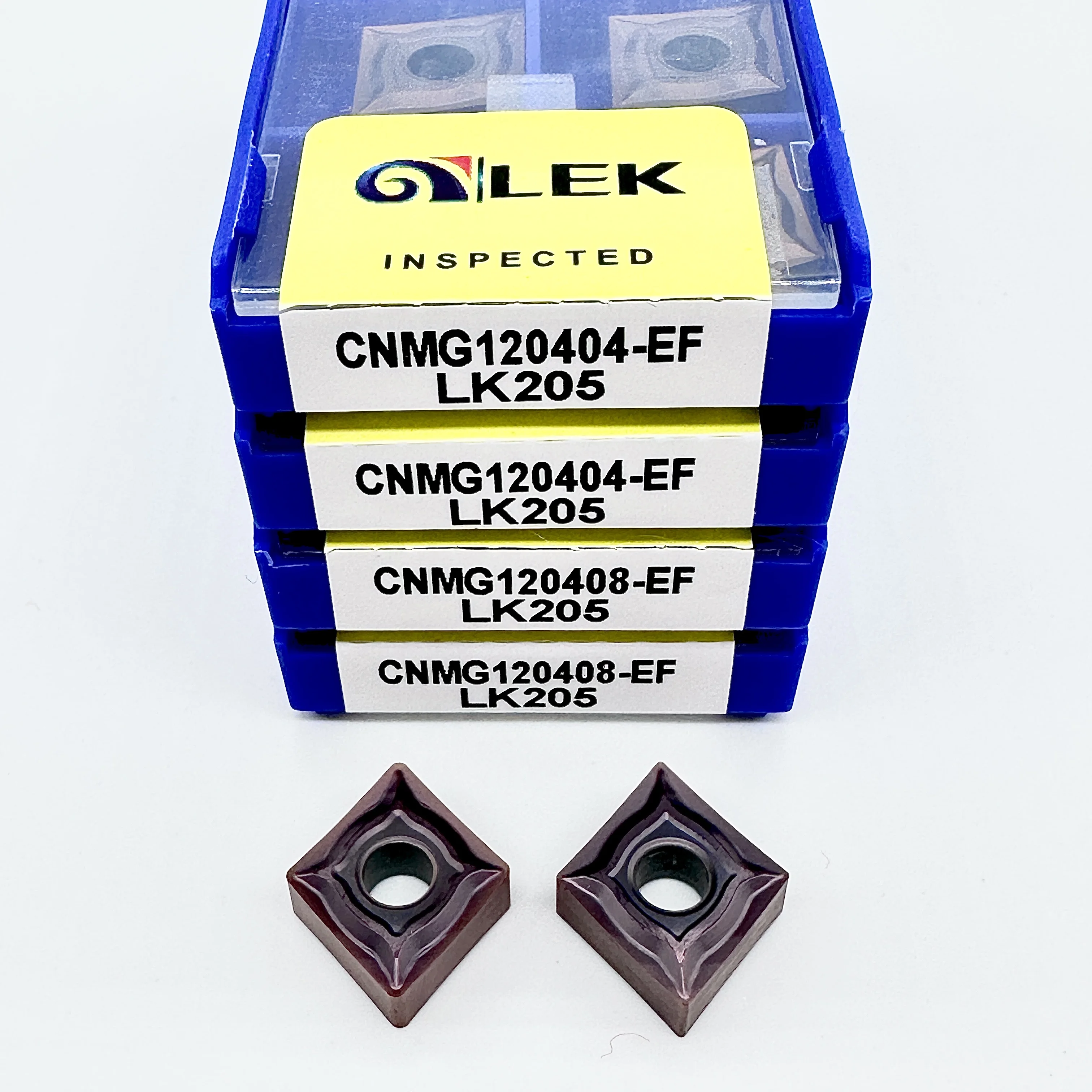 

CNMG120404 CNMG120408-EF LK205 Original Carbide Insert External Turning Tool Steel Processing CNC Lathe Turning Insert