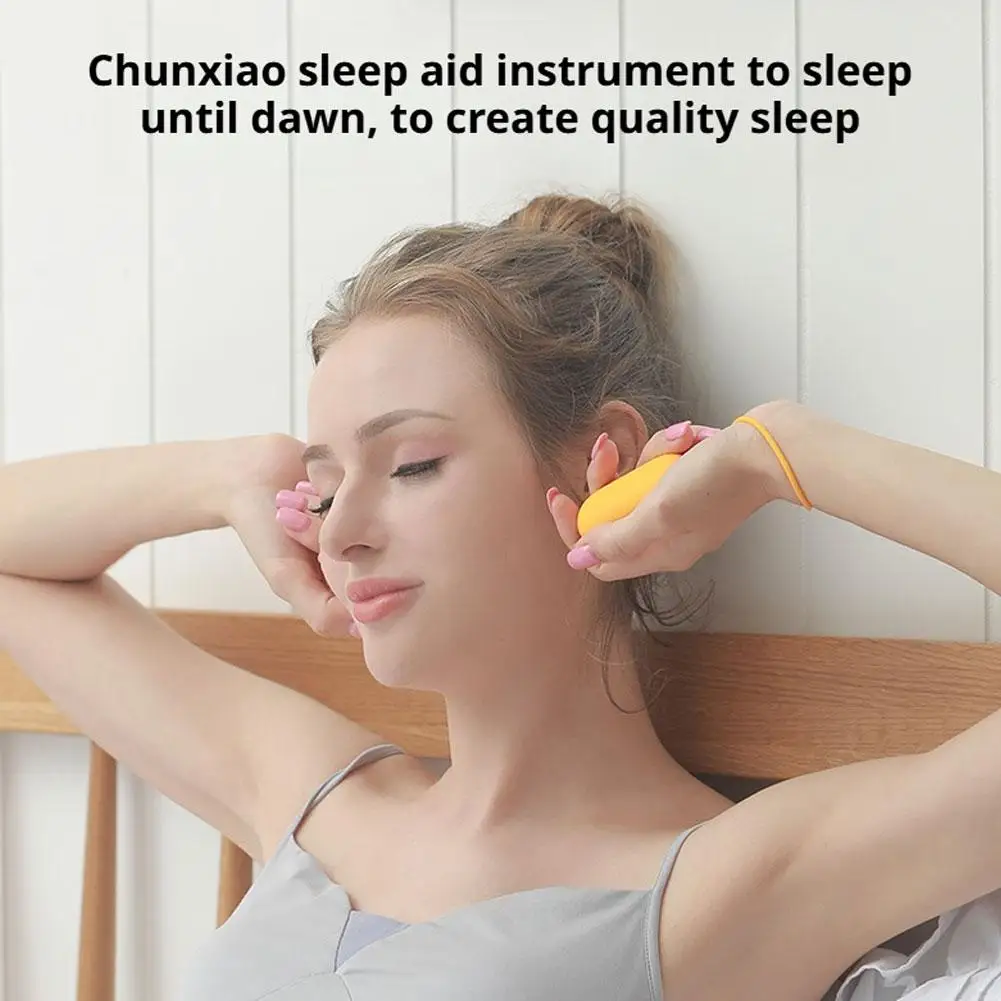 1Pcs Handheld Sleep Aid Device Rechargeable Relieve Anxiety Stress Quick Sleep Aid Handheld Sleep Device Intelligent Calming