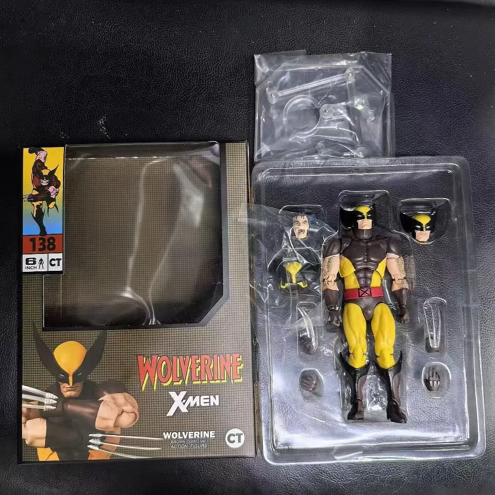 Original Ct Toys Wolverine Actionfigur Deadpool Mafex 096 Figur Mafex 138 X-Men Comic-Version Figurensammlung Modellspielzeug