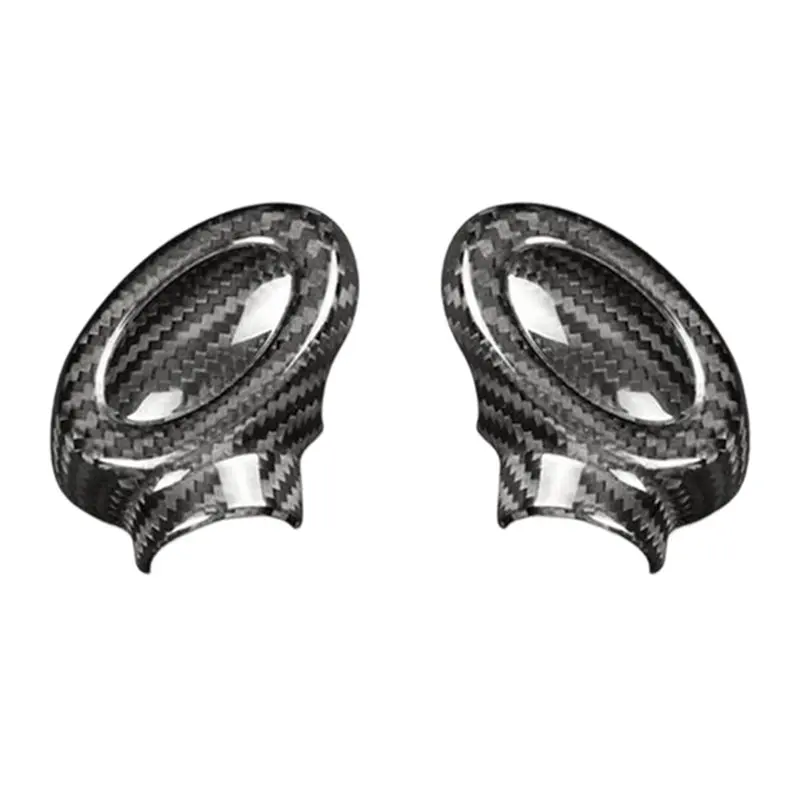 Reliable-For Mini Cooper F54 F55 F56 F57 F60 Countryman Carbon Fiber Gear Shift Knob Cover Car Interior Accessories Trim
