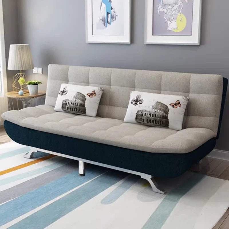 Sofa bed dual-purpose foldable multi-functional double triple small apartment living room