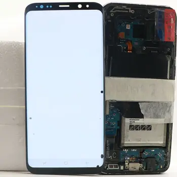 LCD displej pro Samsung Galaxy S8 Plus G955 G955F G955U SM-G955F/DS S8+ s dotykovou deskou, digitalizátorem a sklíčkem. 8 nejlepší prodej LCD displej Samsung S8 Plus - №1
