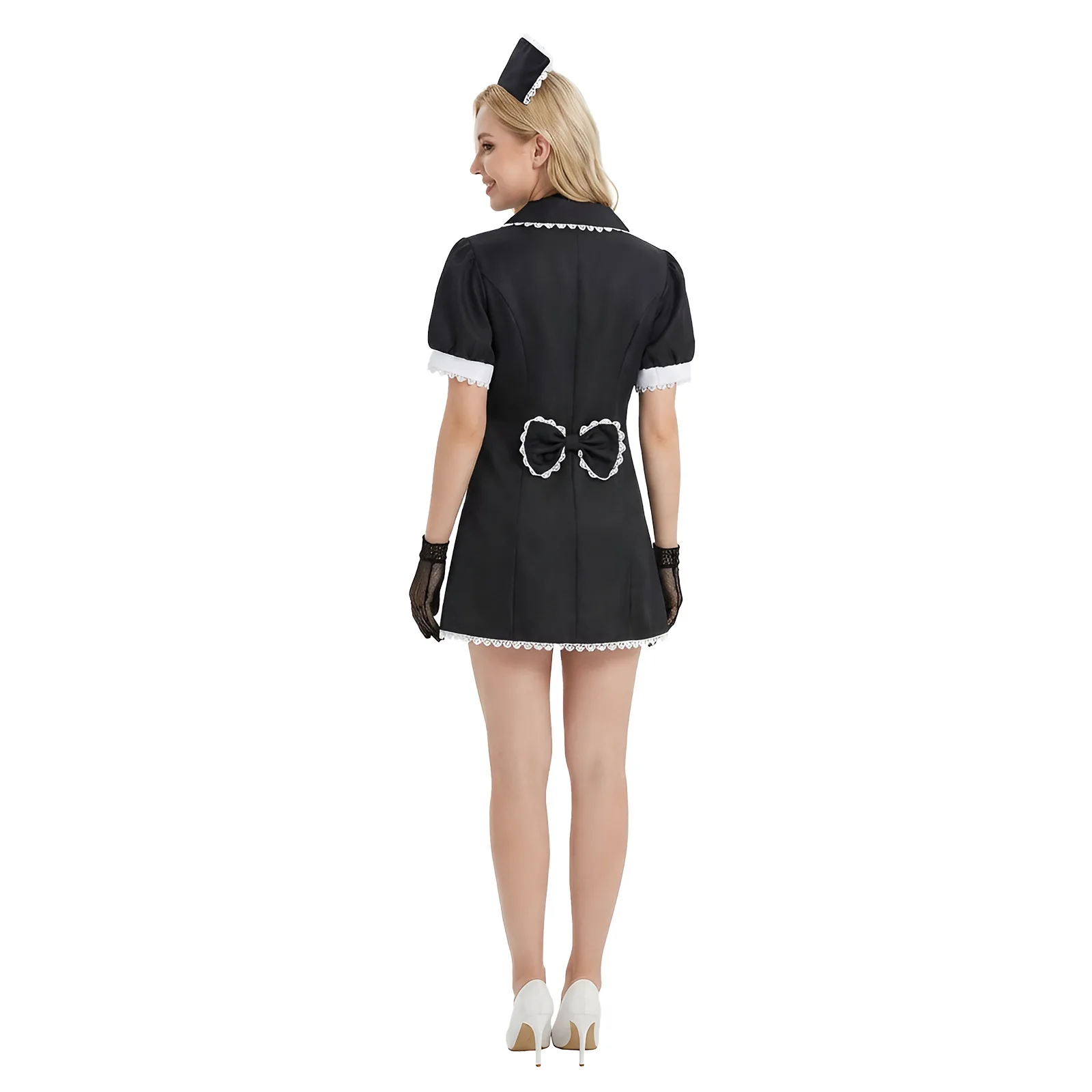 Nurse Uniform Cosplay Costume Women's Role Play Outfit for Stage view 4
