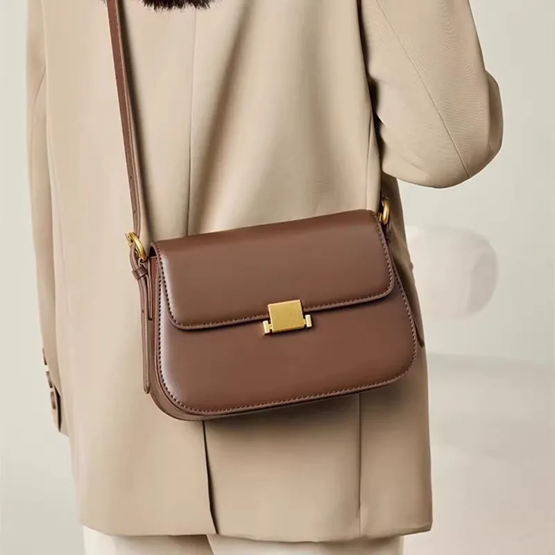 Elegant Designer Crossbody Bag Diaper Bag Women Luxury Leather Tote Large Capacity Stylish Shoulder Bag For Hands-Free