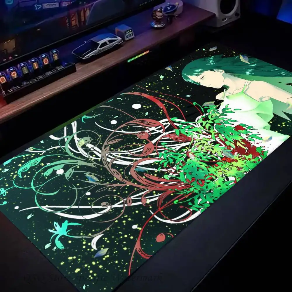 Horror Animation The Song Of Saya Mousepad Non-slip Suitable For Office Computers Laptops E-sports Game Desk Mats XXL Keyboard