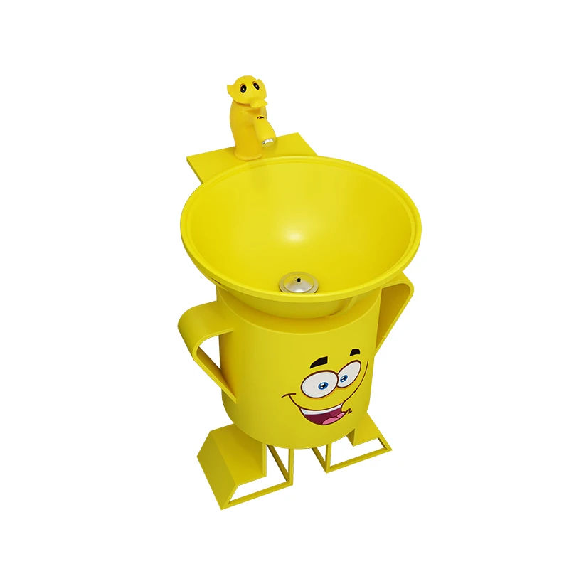 

Children's sink Cartoon column basin Outdoor washbasin Children's bathroom Creative color hand washing countertop