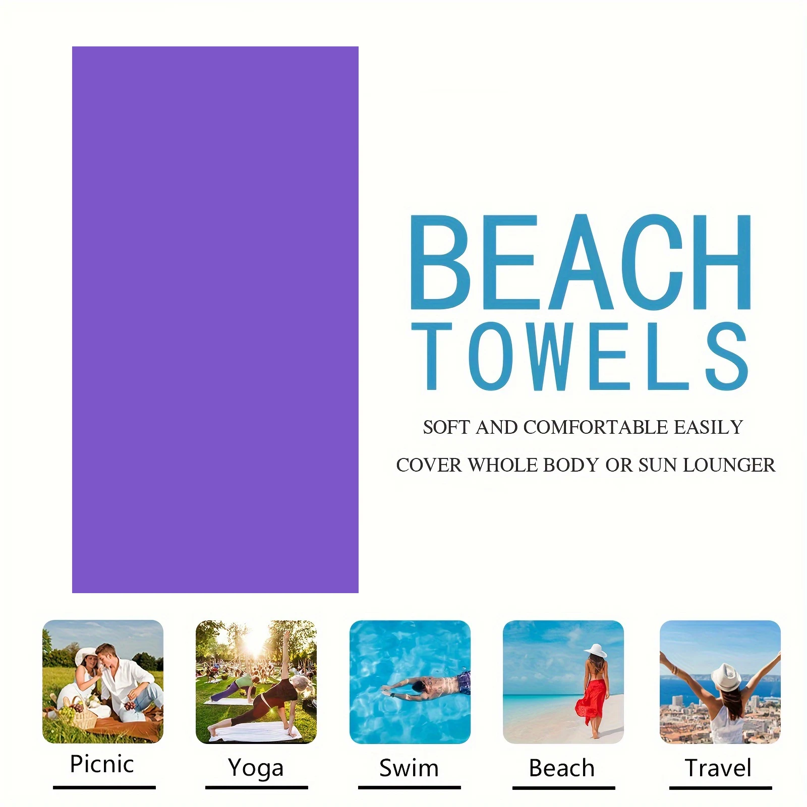 Toalla de playa personalizada con nombre toalla microfibra_voghion.com