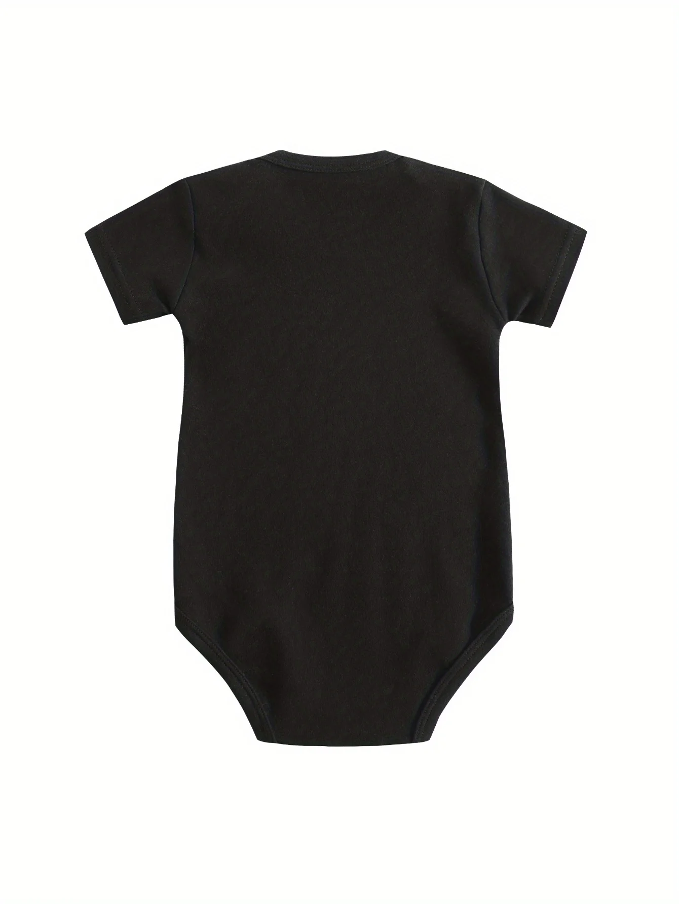 بدلة زحف للأطفال من Virgo Lovely Bunny للجنسين، قطعة واحدة للعناية بالبشرة من القطن الخالص، بدلة سوداء لجميع المواسم 190GSM