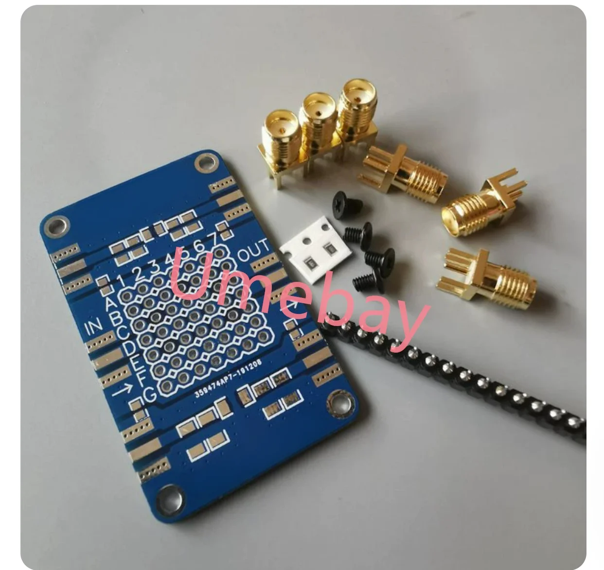 2 piece,Integrated circuit, test board kit, vector network analysis test board, demonstration board adjustment board
