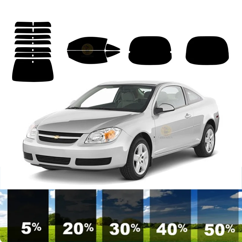 

precut Removable Window Tint Film For Car 100% UVR 5%-35%VLT Heat Insulation Carbon ﻿For CHEVROLET COBALT 2 DR COUPE 2005-2011