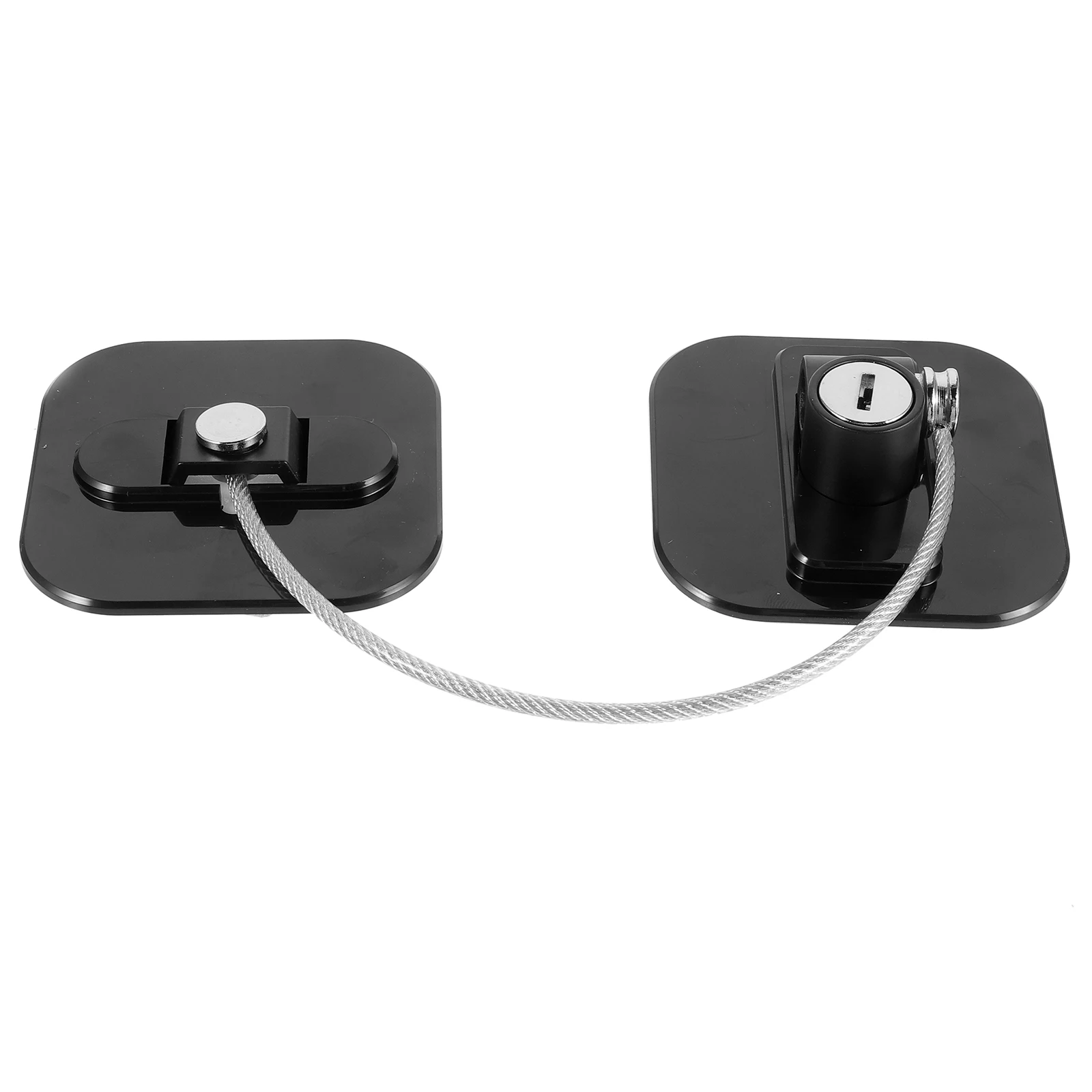 

1pcs Fridge No Drilling Refrigerator Safety Lock Square Cabinet Drawer Lock Punch Free High Strength Core Privacy Protection