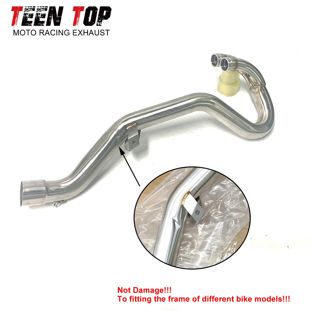 Motorcycle Exhaust Elbow For KTM 250/400/450 EXC 450 SX/SXS/XC Offroad Bike Exhaust Stainless Connect Tube 525 EXC 2004-2007
