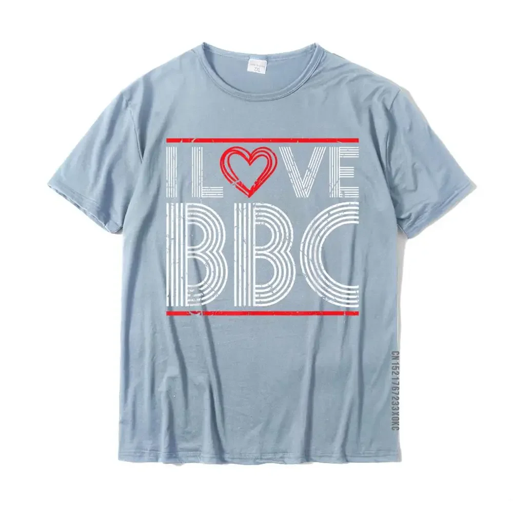 I Love BBC Sexy Big Black Cock Fetish Kinky  T-Shirt Tops Shirts Graphic Design Cotton Men Tshirts Design