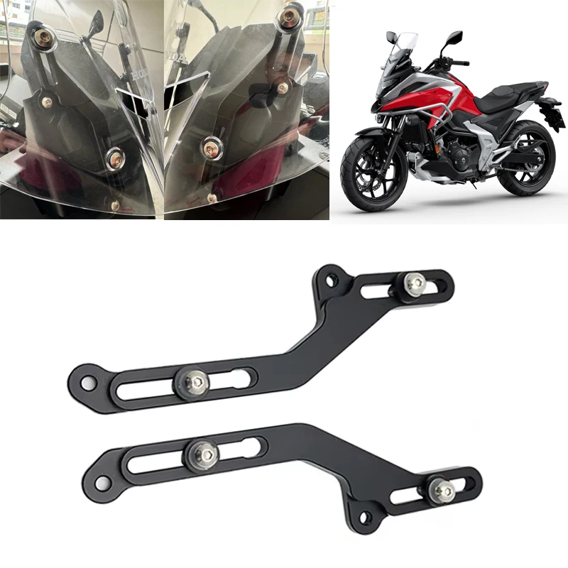 

2023 для HONDA NC750X, регуляторы ветрового стекла, регулируемый поток воздуха, ветровой кронштейн NC 750X NC750 X 2021 2022, мотоцикл