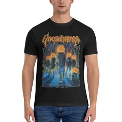 Pumpkins Zombi T Shirt Men 100% Cotton Leisure T-Shirts Round Collar Goosebumps Tee Shirt Short Sleeve Clothes Printed