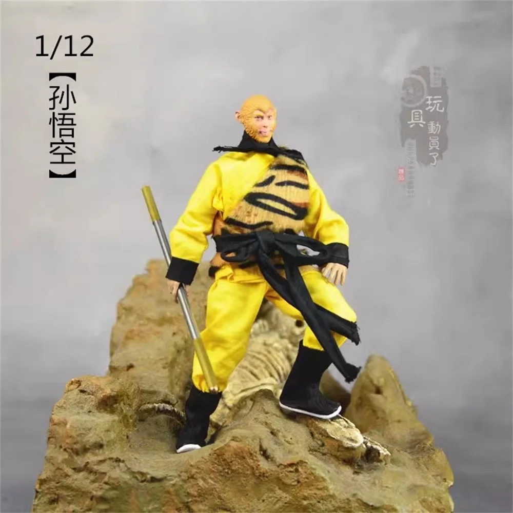 

Костюм солдата Сунь Укуна Snail 1/12: жилет с тигровым принтом, подходит для фигурок 6 дюймов, в наличии